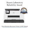 HP OfficeJet Pro 9020: All-in-one wireless smart color printer with auto-duplex, ADF, and voice-activated printing compatible with Alexa and Google Assistant. - Image 4